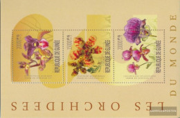 Guinea 9958-9960 Sheetlet (complete. Issue) Unmounted Mint / Never Hinged 2013 Orchids - Guinée (1958-...)