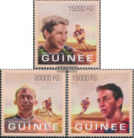 Guinea 9934-9936 (complete. Issue) Unmounted Mint / Never Hinged 2013 Rugby - Guinée (1958-...)