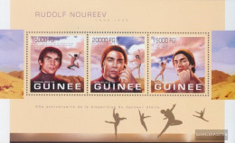 Guinea 9926-9928 Sheetlet (complete. Issue) Unmounted Mint / Never Hinged 2013 Rudolf Nurejew - Guinée (1958-...)