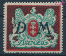 Danzig D21Y (kompl.Ausg.) Mit Durchstich, Zähnung Evtl. Fehlerhaft Mit Falz 1922 Dienstmarke (10335803 - Dienstmarken