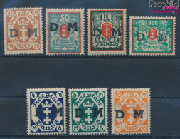 Danzig D29Y-D35Y (kompl.Ausg.) Mit Falz 1922 Dienstmarke (10335801 - Dienstzegels