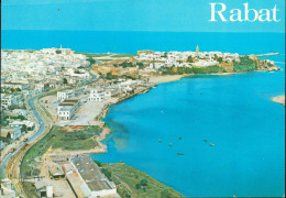RABAT, Marokko, Luftansicht Bou Regreg Oued Und Oudaias-Kasbah - Rabat