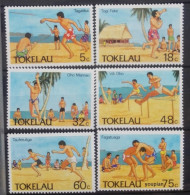 Tokelau 1987, Local Sports, MNH Stamps Set - Tokelau