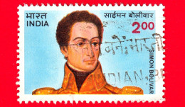 INDIA - Usato - 1983 - Bicentenario Della Nascita Di Simón Bolívar (1783-1830), Statista Sudamericano -  2.00 - Usados