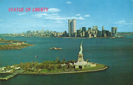 STATUE OF LIBERTY, ARCHITECTURE, SKYLINE, NEW YORK, UNITED STATES, POSTCARD - Statua Della Libertà