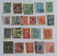 21  Timbres Perforés -  Perfin - Oblitérés - Collezioni