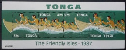Tonga 1987, The Friendly Isles, MNH S/S - Tonga (1970-...)
