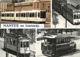 Trains - Tramways - Nantes En Tramway - Multivues - CPM - Carte Neuve - Voir Scans Recto-Verso - Tram