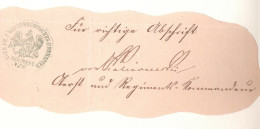 ! Autograph Albert Von Kalinowski, 1. Westpreussisches Grenadier Regiment No.6, Militaria, Militär, Kommandeur - Politisch Und Militärisch