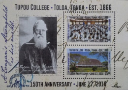 Tonga 2016, 150th Anniversary Of Tupou College, MNH S/S - Tonga (1970-...)