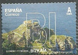 ESPAGNE SPANIEN SPAIN ESPAÑA 2022 12 MONTHS MESES 12 STAMPS SELLOS:BIZKAIA(GAZTELUGATXE) ED 5542 MI 5592 YT 5297 SC 4521 - Used Stamps