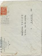 INDOCHINE - LETTRE AFFRANCHIE N° 160 - OBLITERATION DAGUIN  " DALAT -LE CLIMAT DE FRANCE EN INDOCHINE - " ANNEE 1936 - Lettres & Documents