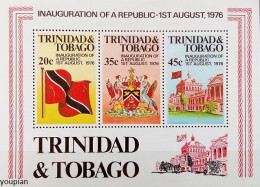 Trinidad And Tobago 1976, 1st Year Of Independence, MNH S/S - Trinidad & Tobago (1962-...)