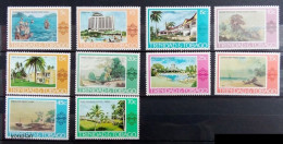 Trinidad And Tobago 1976-1978, Hotels And Landscapes, MNH Stamps Set - Trinidad & Tobago (1962-...)