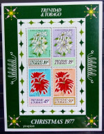 Trinidad And Tobago 1977, Christmas, MNH S/S - Trinidad & Tobago (1962-...)