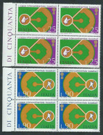 Italia 1973; Coppa Intercontinentale Baseball. Serie Completa In Quartine Di Bordo Sinistro. - 1971-80: Neufs