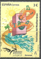 ESPAGNE SPANIEN SPAIN ESPAÑA 2023 EUROMED MEDITERRANEAN FESTIVALS FESTIVALES DEL MEDITERRÁNEO USED ED 5676 MI 5728 YT 54 - Used Stamps