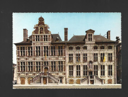 Sint Niklaas Waas Stadsbibliotheek En Handelsrechtbank Foto Prentkaart Htje - Sint-Niklaas