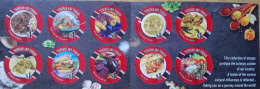 Trinidad And Tobago 2021, Authentic Cuisine Of Trinidad And Tobago, MNH Unusual Stamps Set - Booklet - Trinidad & Tobago (1962-...)