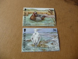 TIMBRES   GUERNESEY   EUROPA   2001     N  891 / 892   COTE  4,00  EUROS   NEUFS  LUXE** - 2001