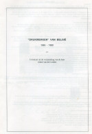 1999  DRUKWERKEN Van Belgie 1865-1950 - A. Van Der Linden - Other & Unclassified
