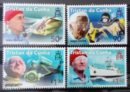 Tristan Da Cunha 2022, Jacques Cousteau, MNH Stamps Set - Tristan Da Cunha