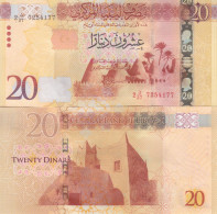 LIBYA 20 DINARS 2015 2016 P-83 UNC - Libië