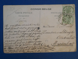DJ 18 BELGIQUE CONGO BELGE   BELLE  CARTE 1909  A MARIENBAD AUTRICHE  +AFF. INTERESSANT++ +++ - Lettres & Documents