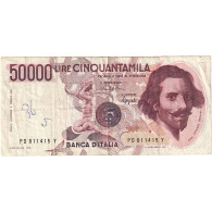 Italie, 50,000 Lire, 1984, 1984-02-06, KM:113a, B+ - 50000 Liras