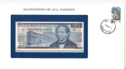 Mexico - 50 Pesos 1973 UNC Banknotes Of All Nations In The Envelope Lemberg-Zp - México