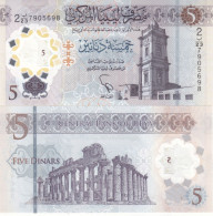 LIBYA 5 DINARS 2021 P-86 POLYMER UNC - Libia