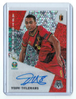 2021 PANINI, MOSAIC UEFA EURO 2020 - Youri TIELEMANS (Belgium) Autographs Circles With Autograph ° Mint+ ° - Autographes