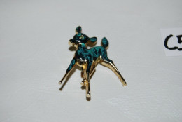 C56 Mini Broche Bambi - Bleue - Broschen