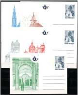 1985 : BK34/38 - Pausbezoek - Pope Visit - Paus Johannes-Paulus II - Ongebruikt - Geïllustreerde Briefkaarten (1971-2014) [BK]