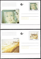 1996 : BK50/51 - Kunstwerken Brusselse Metro - Set Van 2 Briefkaarten Ongebruikt - Illustrated Postcards (1971-2014) [BK]