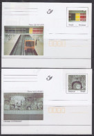 1998 : BK66/67 - Kunstwerken Brusselse Metro - Métro Bruxellois - Ongebruikt - Illustrated Postcards (1971-2014) [BK]