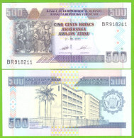 BURUNDI 500 FRANCS 2013 P-45c UNC - Burundi