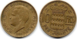 MA 29873 / Monaco 10 Francs 1950 TTB - 1949-1956 Old Francs