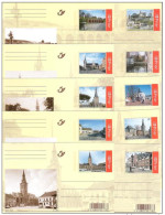 2004 : BK118/127 - Vroeger En Nu - Autrefois ...Aujourd'hui - 10 Briefkaarten Ongebruikt - Illustrated Postcards (1971-2014) [BK]