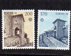 1978 SAN MARINO Mi N° 1156/1157 : ** - MNH - NEUF - POSTFRISCH - POSTFRIS - 1978