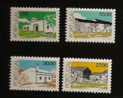 Portugal 1988 N° 1725 / 8 ** Courant, Architecture, Ribatejo, Beira, Algarve, Tras-os-Montes, Phare, Mur En Pierres - Neufs
