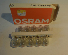 C56 10 Anciennes Ampoules OSRAM Photoflasches M3 - Material Y Accesorios