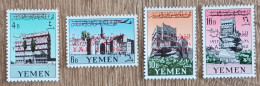 Yémen / République Arabe - YT N°27, 28, 30, 31 - Architecture - 1963 - Neufs - Yemen