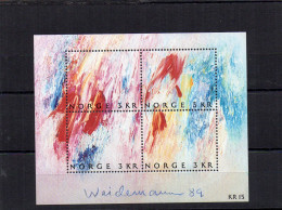 1989 Noorwegen Yv N° BL12 : ** - MNH - NEUF - POSTFRISCH - POSTFRIS - Neufs