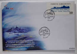 Türkiye 2016, FDC - UNESCO World Heritage Committee - FDC