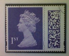 Great Britain, Scott MH501, Used (o), 2022 Machin, Queen Elizabeth II, 1st, Violet - Machins