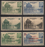 DAHOMEY - 1941-44 - N°Yv. 149 à 154 - Complet - 6 Valeurs - Neuf * / MH VF - Nuovi