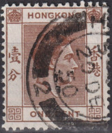 1946 Grossbritannien Alte Kolonie Hong Kong ° Mi:HK 139IIIxAa, King George VI - Oblitérés