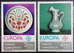 Türkiye 1976, Europa - Handicrafts, MNH Stamps Set - Nuovi