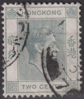 1945 Grossbritannien Alte Kolonie Hong Kong ° Mi:HK 140IIxC, Sn:HK 155a, Yt:HK 141a, King George VI - Oblitérés